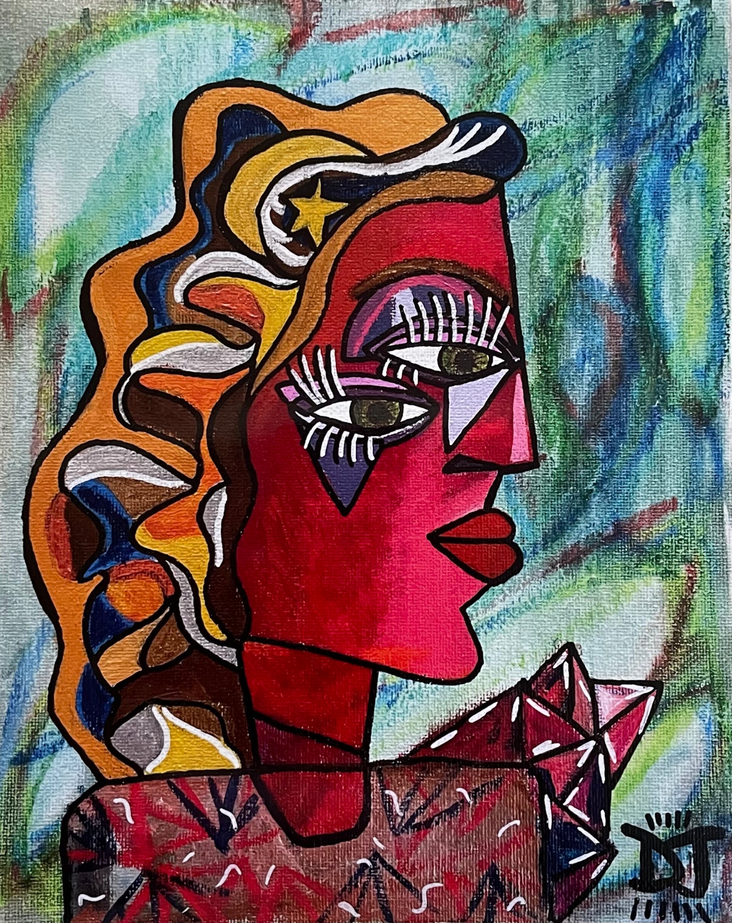 Art Print, 8 x 10inch “Vous les yeux d’avril” by Dom Johnson